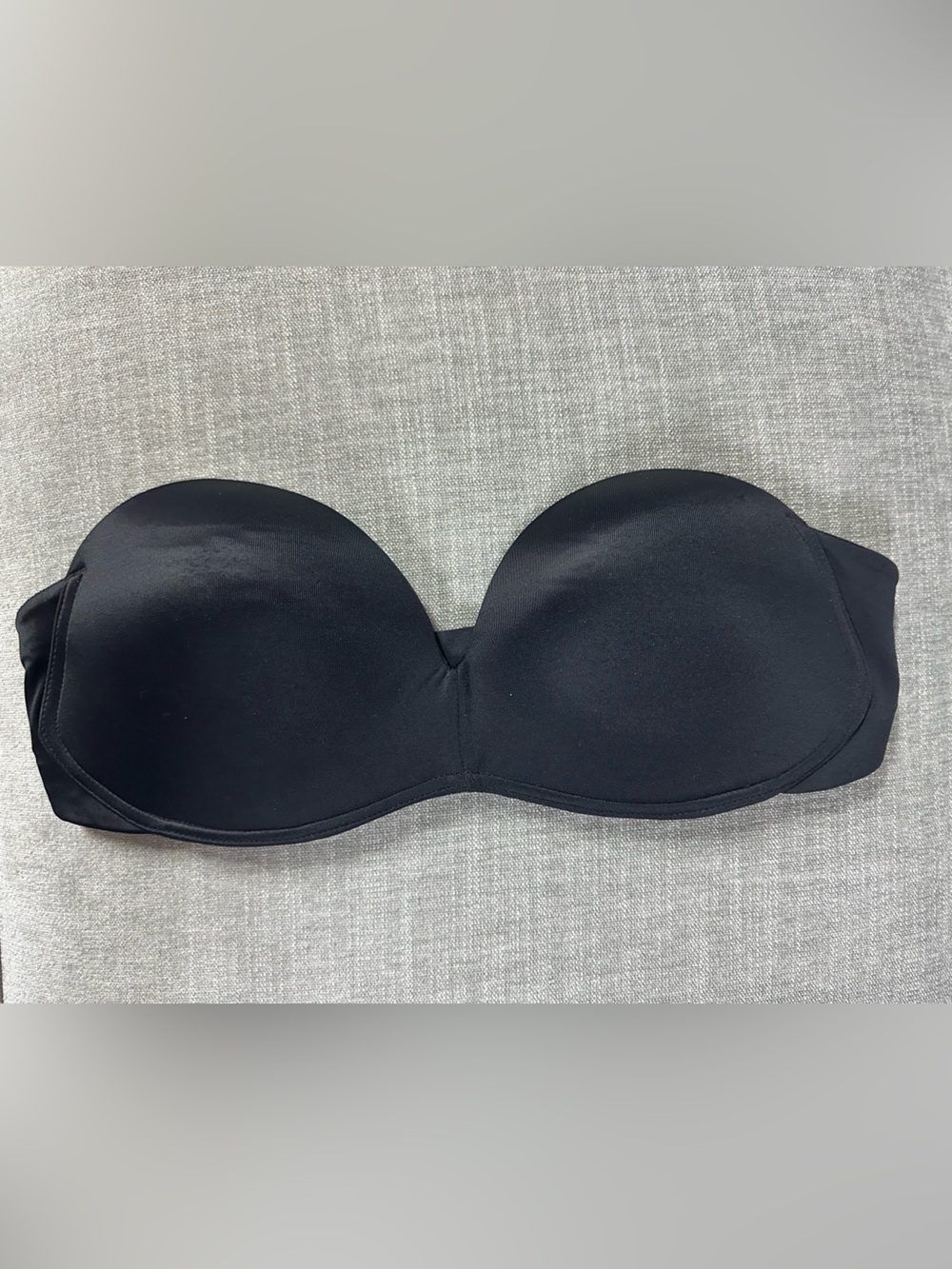 M&S Strapless Black Seamless Bra - Smooth Support
